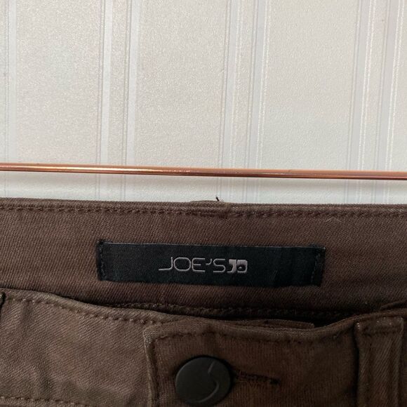 NWT Hudson Jeans ‘Noa’ “Cocoa Bean” Brown High-Rise Straight Crop Jeans Size 31 - Picture 5 of 8